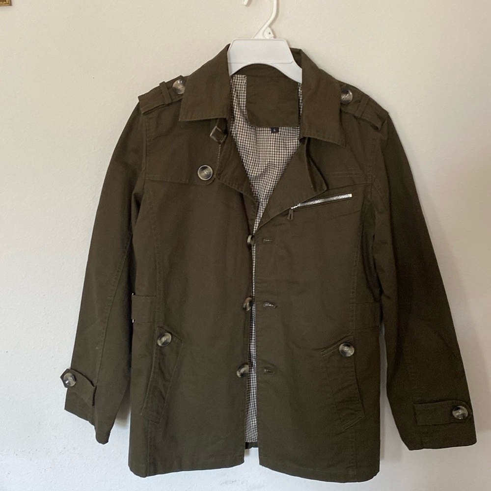 Large Men’s jacket, a statement piece, teen meets man-hood!